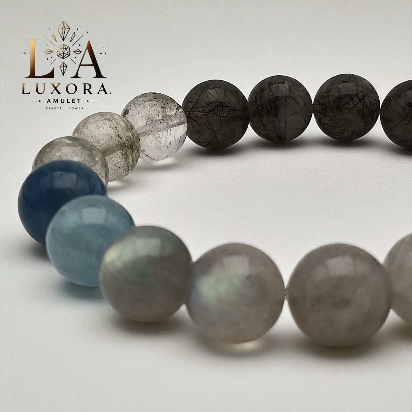 Blue Tiger’s Eye & Obsidian Multi-Stone Bracelet – Balance & Inner Strength