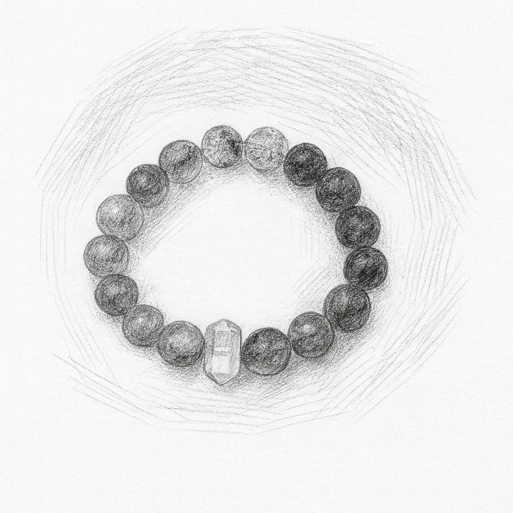 Blue Tiger’s Eye & Obsidian Multi-Stone Bracelet – Balance & Inner Strength