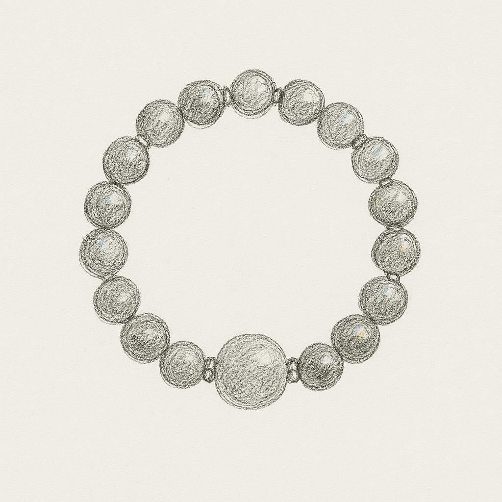 Moonstone & Pink Crystal Bracelet with S925 Silver – Harmony & Energy