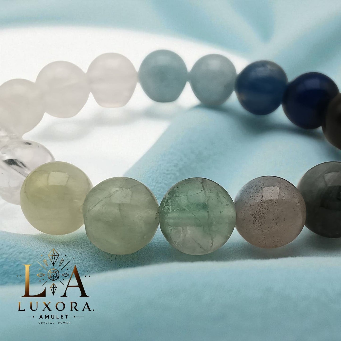 Multi-Stone Crystal Bracelet for Balance, Protection & Inner Strength