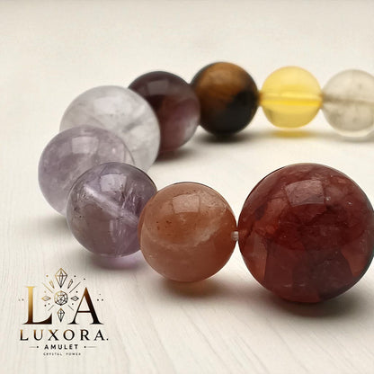 Harmony & Energy Multi-Stone Bracelet – Elegant Healing Jewelry