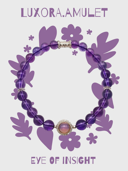 Amethyst Bracelet with S925 Silver – Clarity & Spiritual Energy
