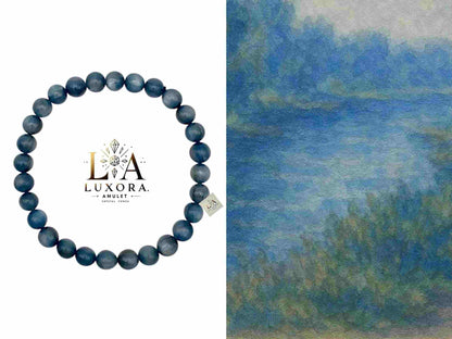 Blue Agate Bracelet – Calm Emotions & Focused Energy