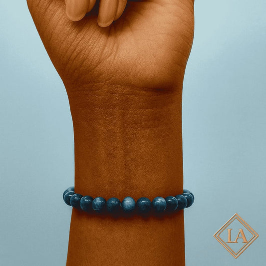 Blue Agate Bracelet – Calm Emotions & Focused Energy