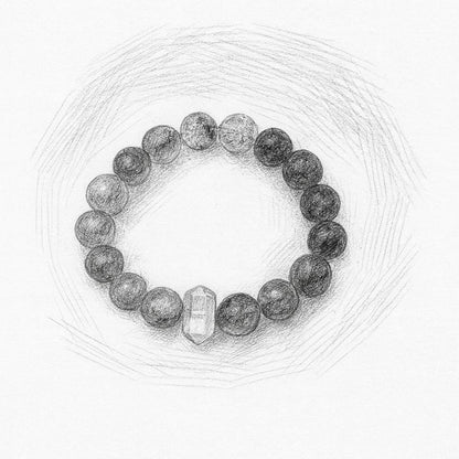 Blue Tiger’s Eye & Obsidian Multi-Stone Bracelet – Balance & Inner Strength