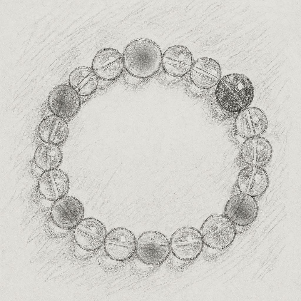 Chakra Healing Crystal Bracelet – Citrine, Amethyst, Aquamarine & Quartz