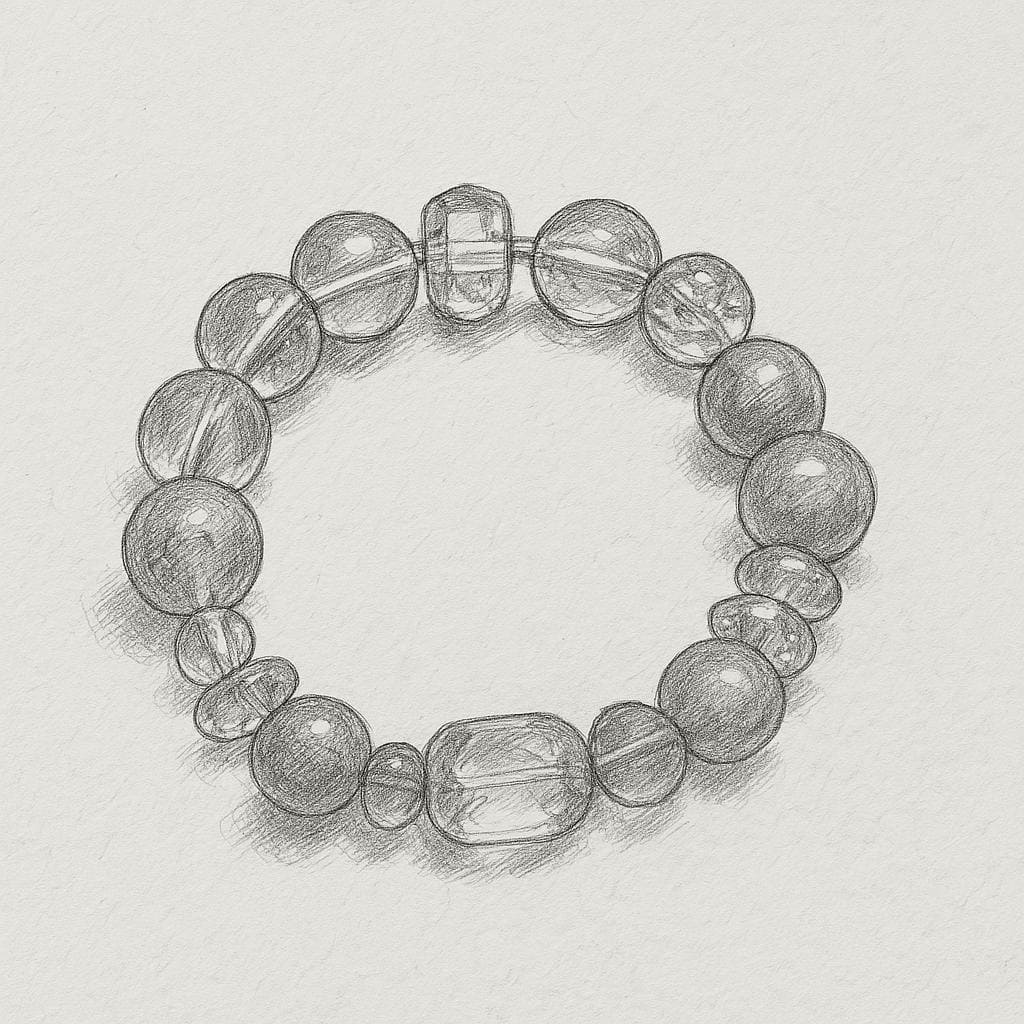 Citrine & Crystal Bracelet for Balance and Positive Energy