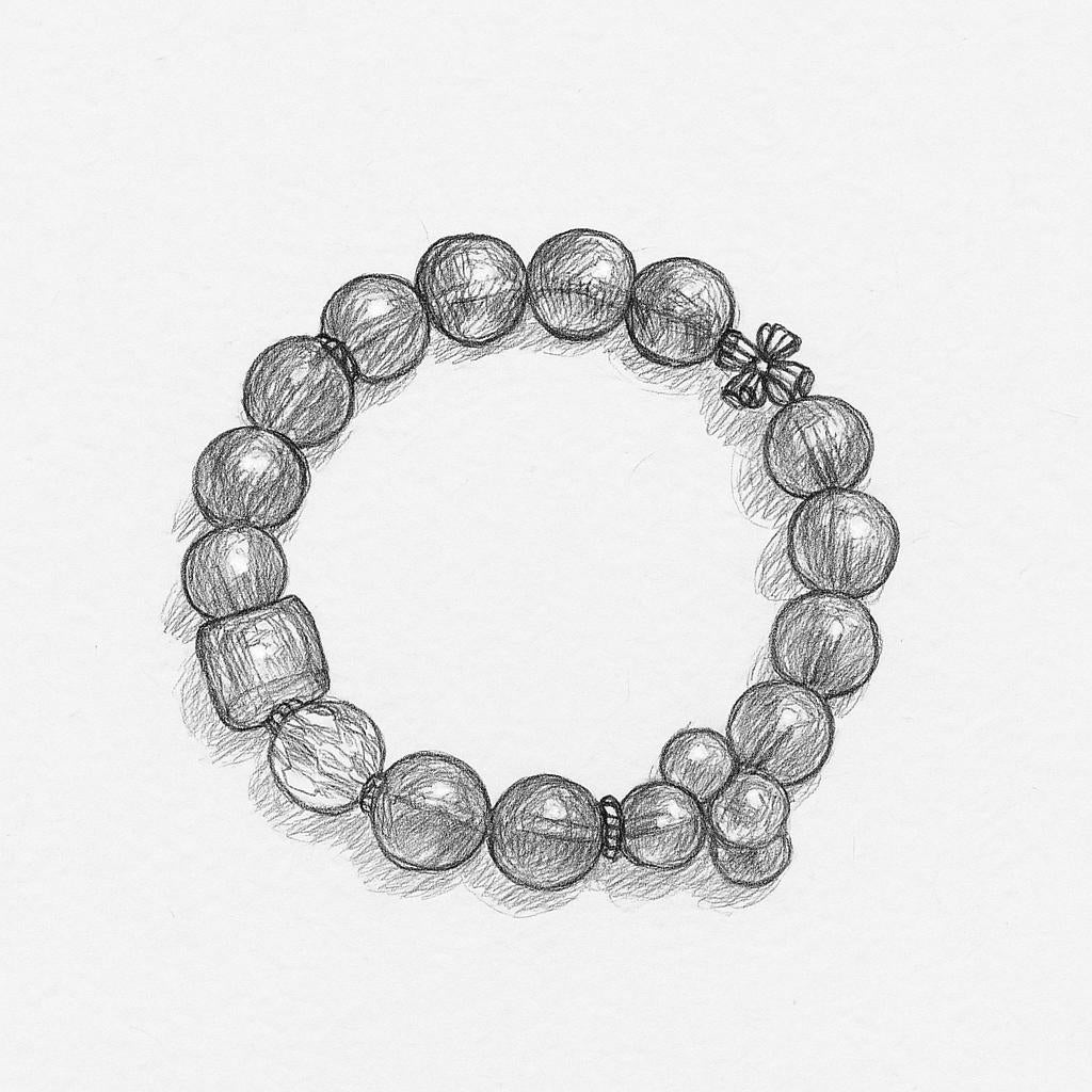 Citrine & Rose Quartz Bracelet with Pink & White Crystal Accents for Breakthrough