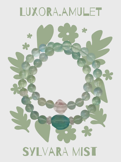 Green Fluorite Crystal Bracelet - Clarity, Healing & Heart Balance