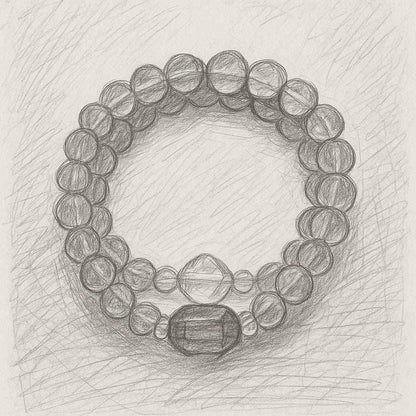 Green Fluorite Crystal Bracelet - Clarity, Healing & Heart Balance