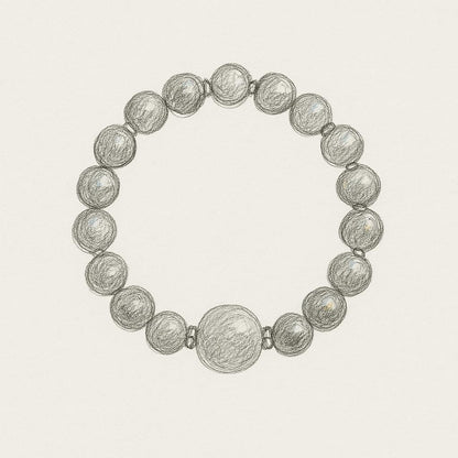 Moonstone & Pink Crystal Bracelet with S925 Silver – Harmony & Energy