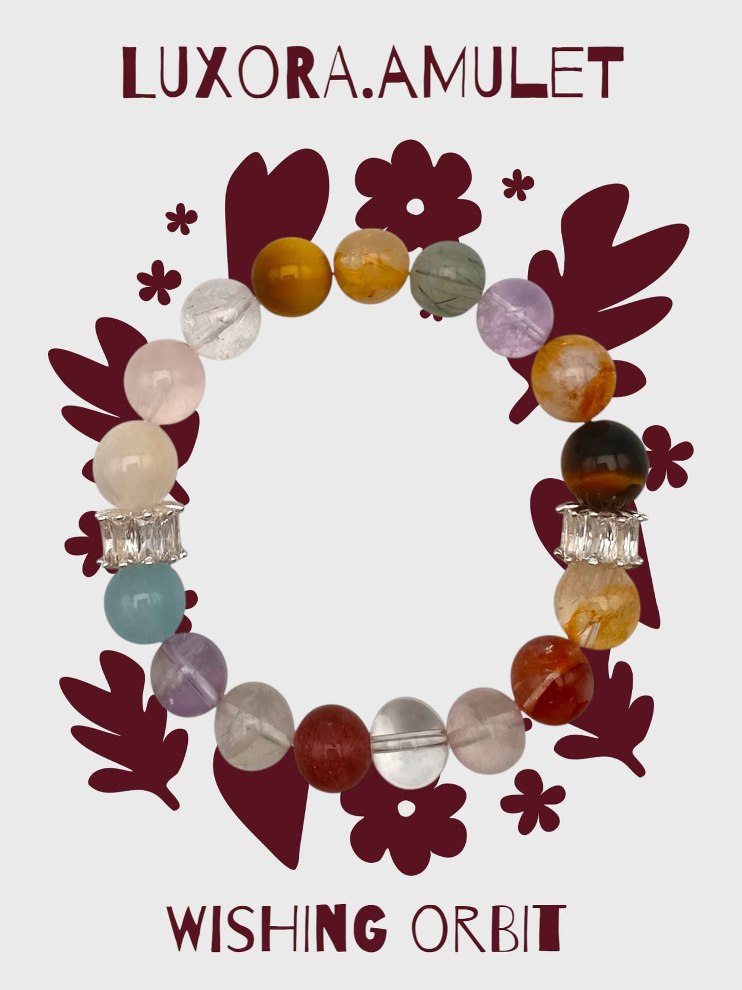Multi-Stone Crystal Bracelet with 11 Crystals & Silver – Mind & Spirit