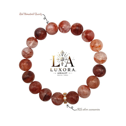 Red Agate Bracelet for Emotional Balance and Positive Energy