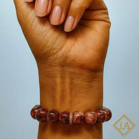 Red Agate Bracelet for Emotional Balance and Positive Energy