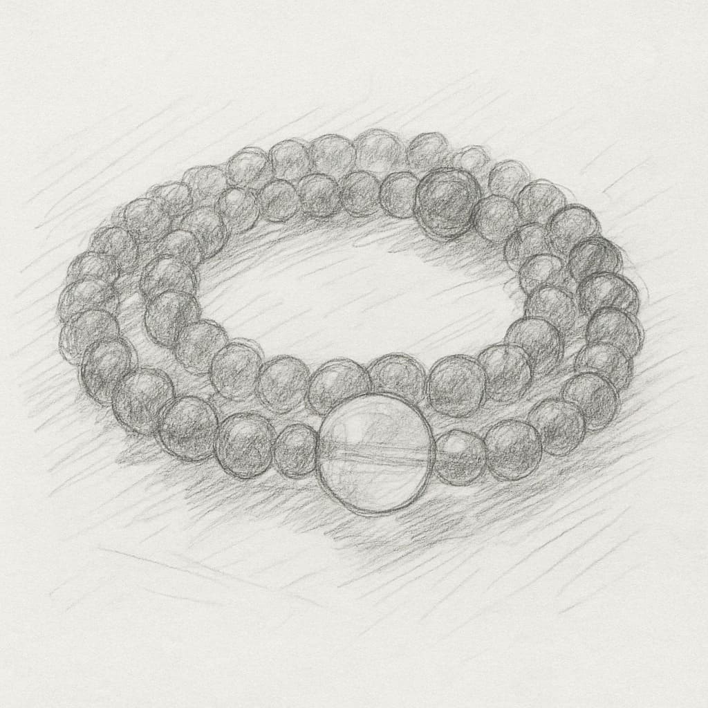 Strawberry Quartz Crystal Bracelet - Heart Chakra & Emotional Balance