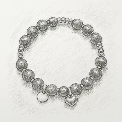 Strawberry Quartz Bracelet with S925 Silver – Love & Positive Energy