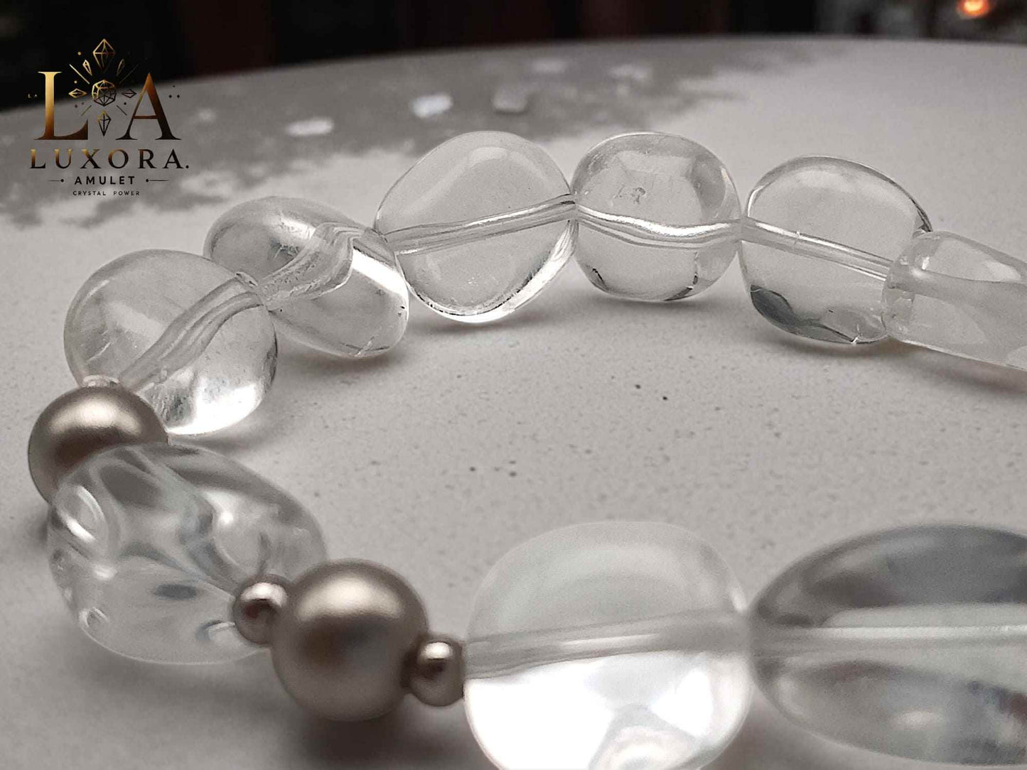 White Crystal Bracelet – Radiant Energy & Mind Clarity