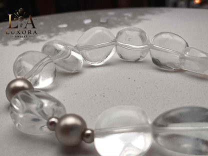 White Crystal Bracelet – Radiant Energy & Mind Clarity