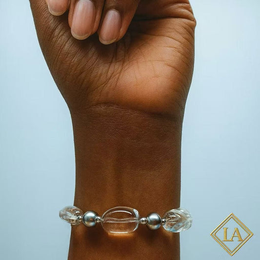 White Crystal Bracelet – Radiant Energy & Mind Clarity