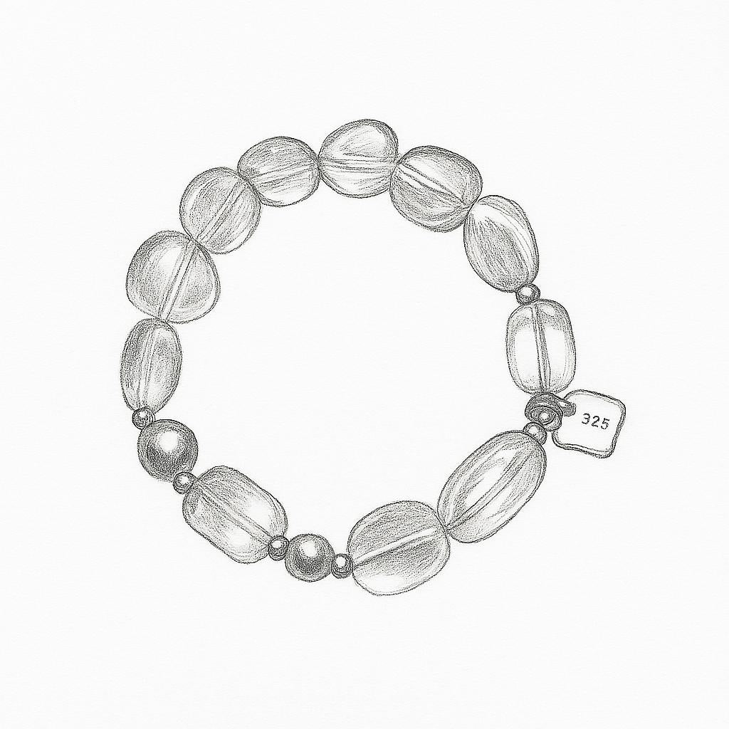White Crystal Bracelet – Radiant Energy & Mind Clarity